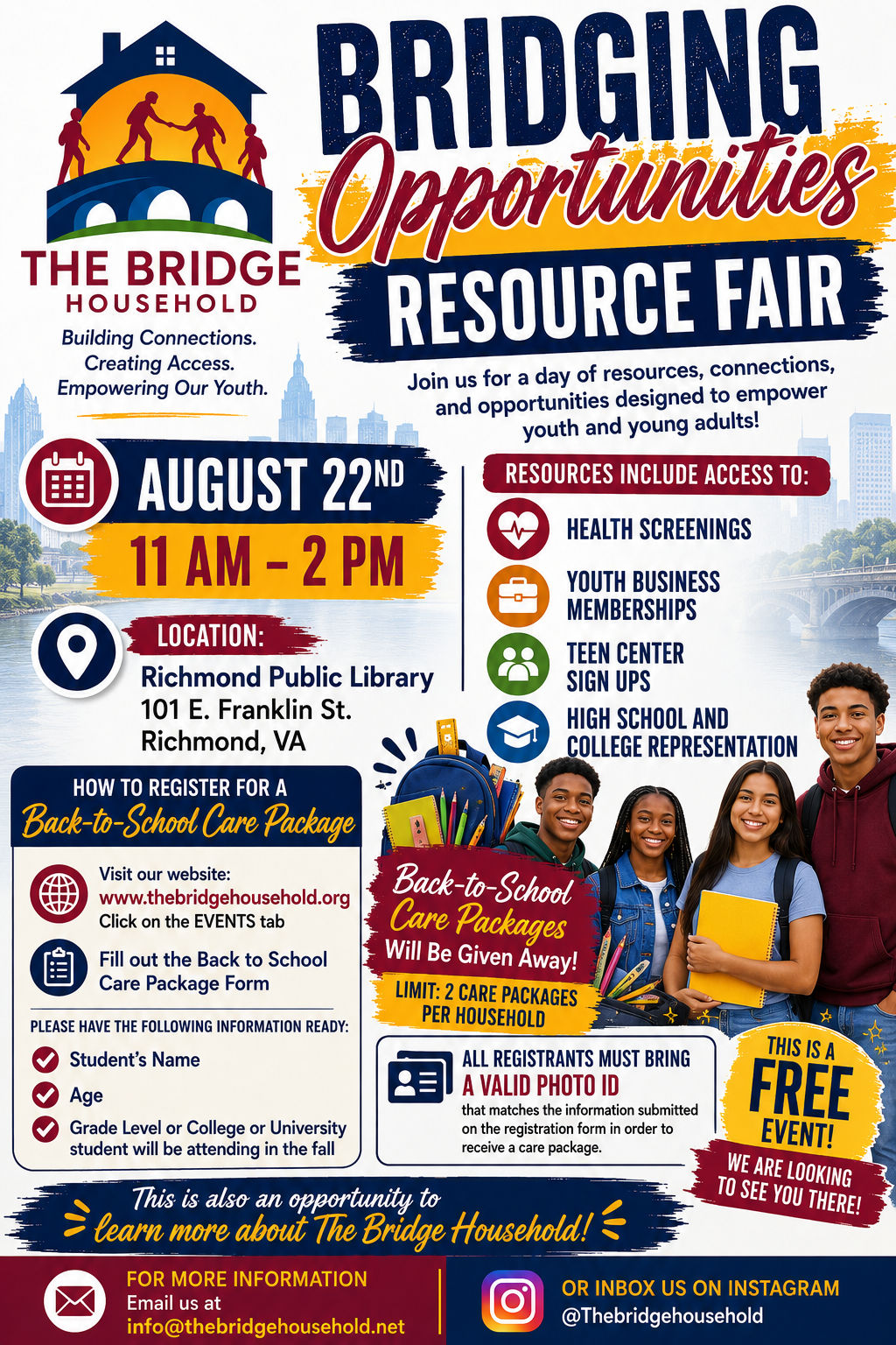 Bridging Opportunities Resource Fair flyer